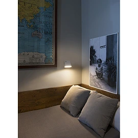 Wall lamp AUREA LED SMD 6W, 230Lm, 2700K, IP20, white - FARO - 62115