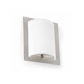 Wall lamp DIULA-1, 1 x E27 max. 60W, IP20, matt nickel, small - FARO - 62987