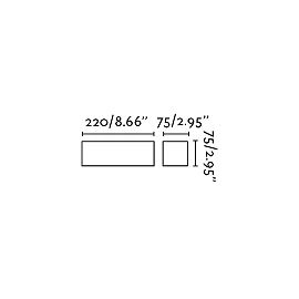 Wall lamp CHERAS-3, 1 x G9 max. 40W, IP20, white - FARO - 63174