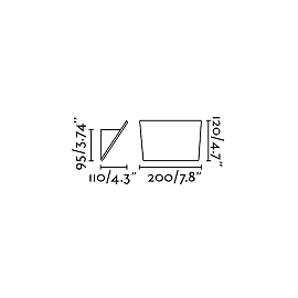 Wall lamp DALLAS LED 5W, 435Lm, 3000K, IP20, white - FARO - 63199