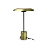 HOSHI LED table lamp, satin gold/black - FARO - 28387