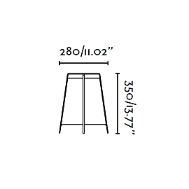 AKANE-P Beige table lamp - FARO - 28370