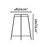 AKANE-G Beige table lamp - FARO - 28371