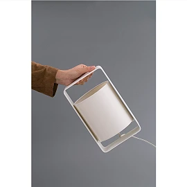 LULA-P White small table lamp - FARO - 28380