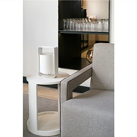 LULA-P White small table lamp - FARO - 28380