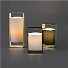 LULA-G Black and white big table lamp - FARO - 28385