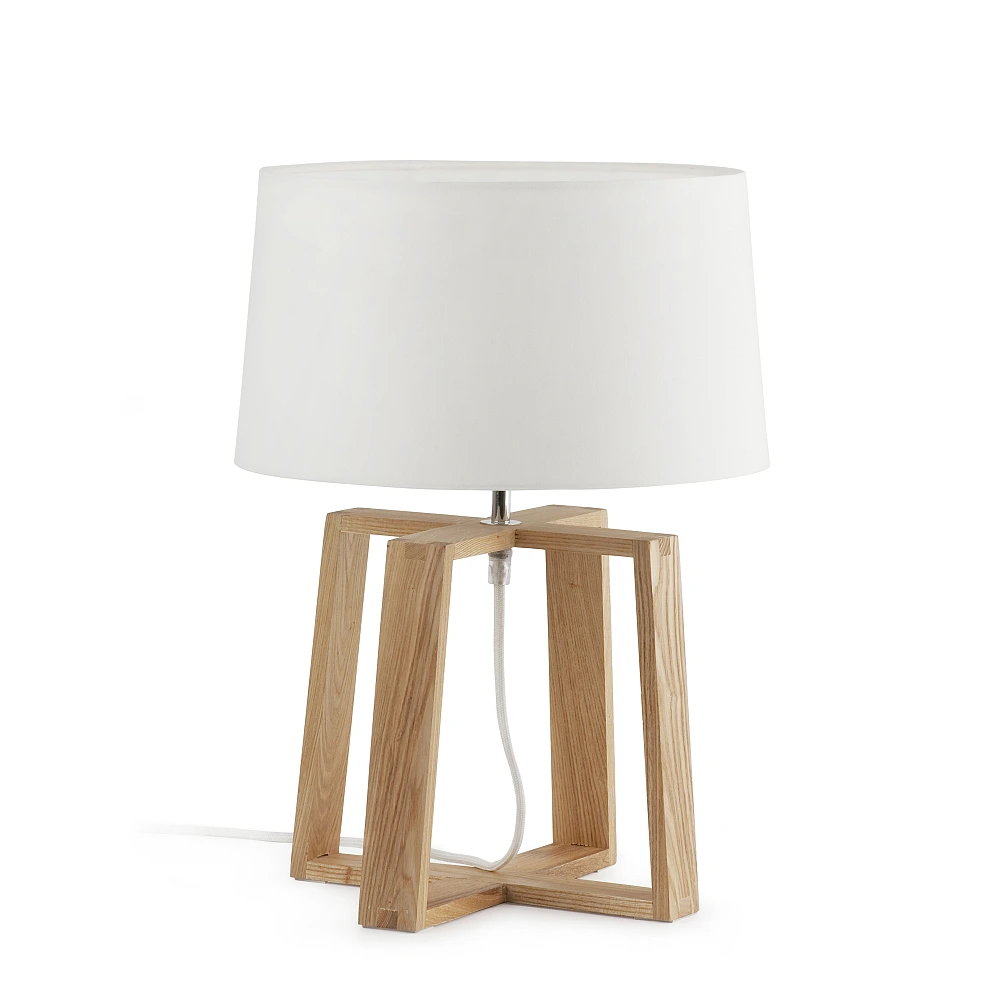 BLISS White table lamp - FARO - 28401