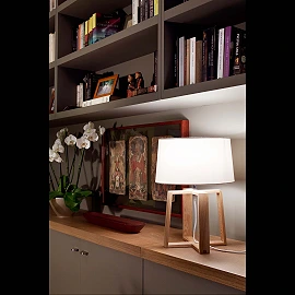 BLISS White table lamp - FARO - 28401