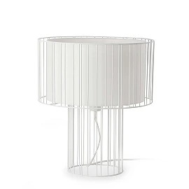 LINDA White table lamp - FARO - 29307