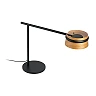 LOOP LED Black table lamp with clip - FARO - 29568