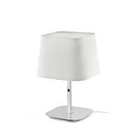 SWEET White and nickel table lamp - FARO - 29937