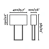 VESPER White table lamp - FARO - 29984