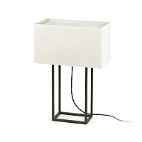 VESPER Brown and beige table lamp - FARO - 29985