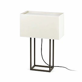 VESPER Brown and beige table lamp - FARO - 29985