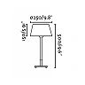 MITIC Beige table lamp - FARO - 68417