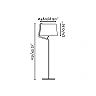 BERNI Black floor lamp - FARO - 29336