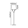 TREE Black floor lamp - FARO - 29868