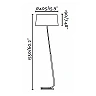 HOTEL Black floor lamp - FARO - 29948