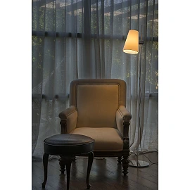 LUPE Chrome floor lamp - FARO - 29998