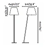 MOMA Black floor lamp - FARO - 68503