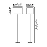 THANA White floor lamp - FARO - 68531