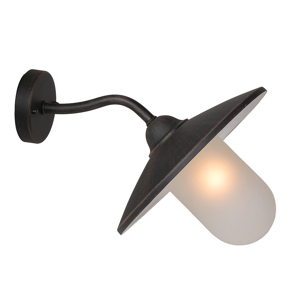 Wall light outdoor "ARUBA", 1x E27 max. 60W, rust brown- metal - 11870-01-97 (Lucide)