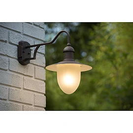 Wall light outdoor "ARUBA", 1x E27 max. 60W, metal - 11871-01-30 (Lucide)