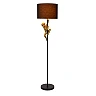 Floor lamp "EXTRAVAGANZA CHIMP", 1x E27 max. 60W, black gold - metal - cotton - 10702-81-30 (Lucide)