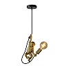 Pendant lamp "EXTRAVAGANZA CHIMP", 1x E27 max. 60W, black gold - metal, synthetic material - 10402-01-30 (Lucide)