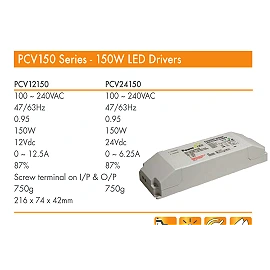 LX500 switching power supply 12V 150W 12.5A IP20 (Forever Light)