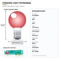 G45 E27 LED bulb set 5 pcs 2W red (Forever Light RTV003602)