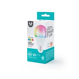 SMART LED spuldze E27 A60, 10W, 806lm, RGB+CCT, Tuya (Forever Light RTV500001)