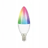 SMART LED bulb E14 C37 5.5W 470lm RGB+CCT Tuya (Forever Light)