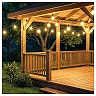 SUNARI FLS-180 solar LED string light 8.5 m 10+1 bulbs 2700K with remote (Forever Light RTV222476)