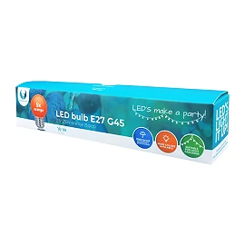 G45 LED bulb set E27 2W orange 5 pcs (Forever Light)