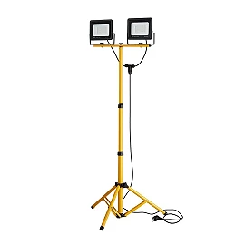 Portable LED work light on tripod 2×50W 8000 lm 4500K IP66 (Forever Light)
