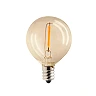 Decorative LED bulb set E12 G40 0.5W 3V 2200K 24 lm gold, 6 pcs (Forever Light)