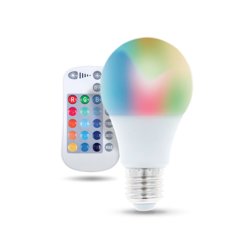 RGB+WW LED bulb E27 A60 3+9W, 720Lm