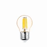 4W E27 Vintage LED bulb, G45, 2200K golden glass