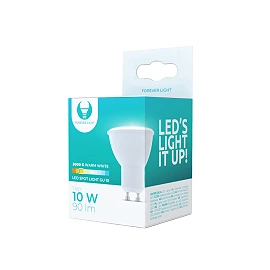 1W LED bulb, GU10, 230V, 3000K, 90lm, Forever Light