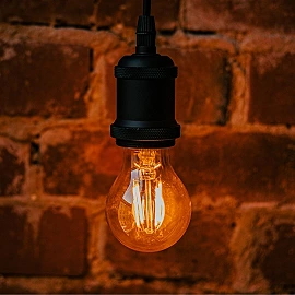 LED filamenta spuldze E27 A60 4W, 2200K, 400lm, zelta (Forever Light)
