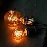 LED filament bulb E27 A60 4W, 2000K, 250lm, gold (FOREVER LIGHT)