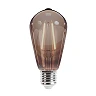 LED filament bulb E27 ST64 4W, 2000K, 400lm, smoked (FOREVER LIGHT)