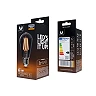 LED filament bulb E27 ST64 4W, 2000K, 400lm, smoked (FOREVER LIGHT)