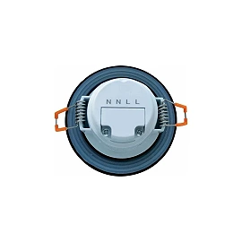 BONO-R recessed LED downlight 5W 330lm 3000K IP65/20 black (GreenLUX)