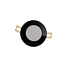 BONO-R iebūvējamais LED gaismeklis 5W 330lm 3000K IP65/20 melns (GreenLUX)