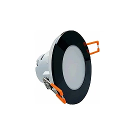 BONO-R recessed LED downlight 5W 330lm 3000K IP65/20 black (GreenLUX)