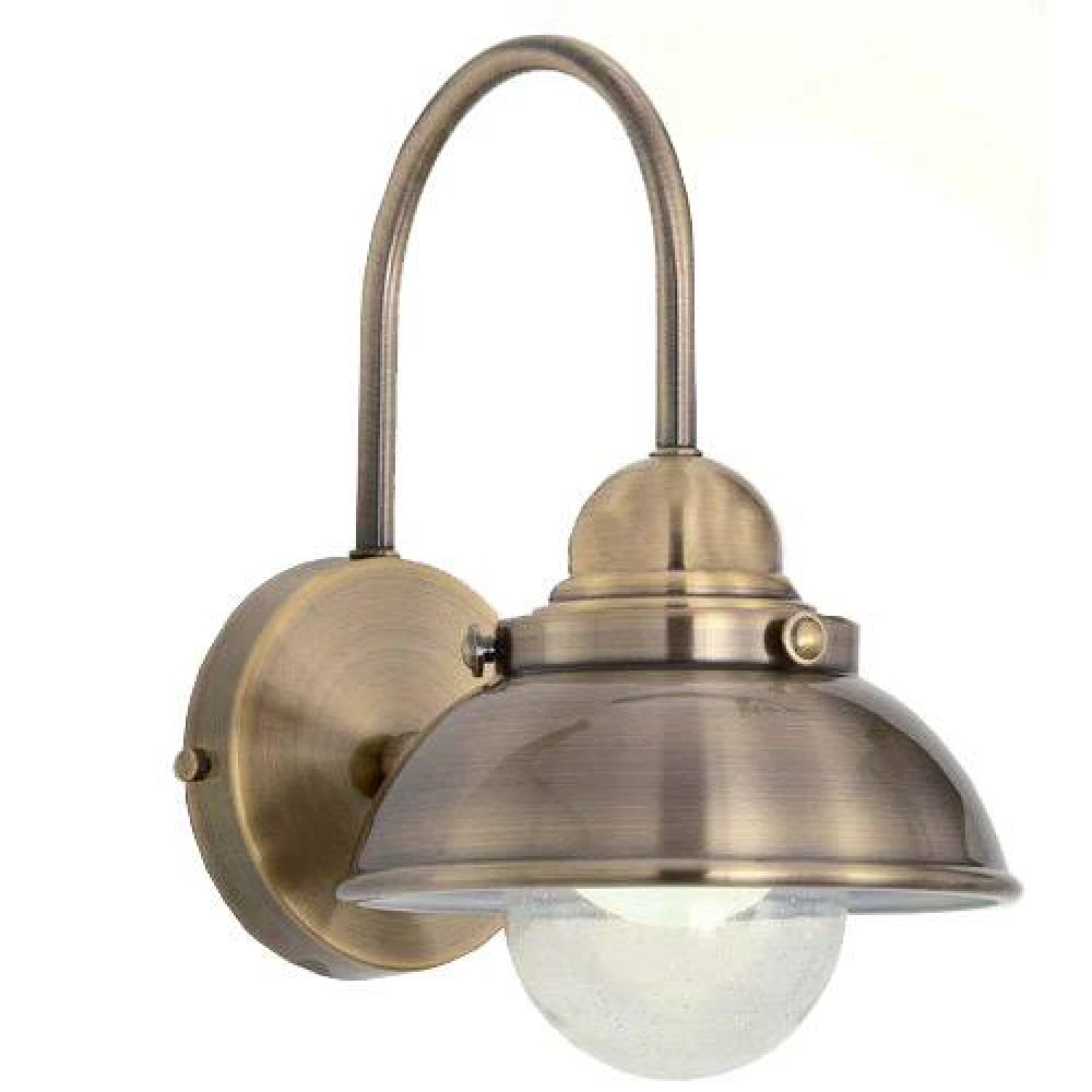 SAILOR AP1 D20 BRUNITO wall lamp antique brass, E27 60W (Ideal Lux)
