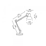 WALLY TL1 desk lamp black/copper, E27 42W (Ideal Lux)