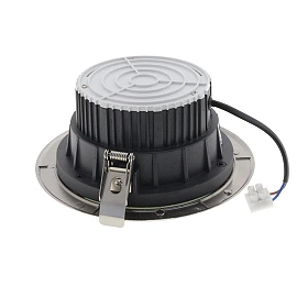 Recessed LED COB Downlight 20W, 2000lm, 2700K, Inox (OPTONICA)
